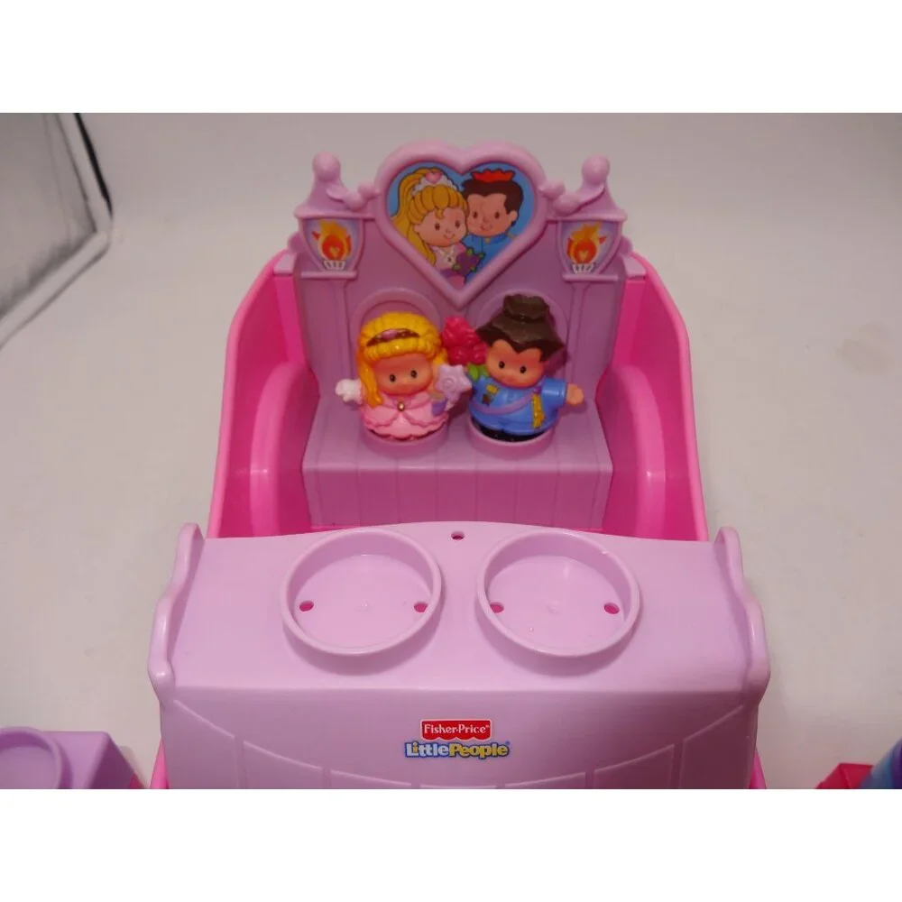 Fisher-Price Little People Princess Carriage With Prince Princess‎ & Blocks